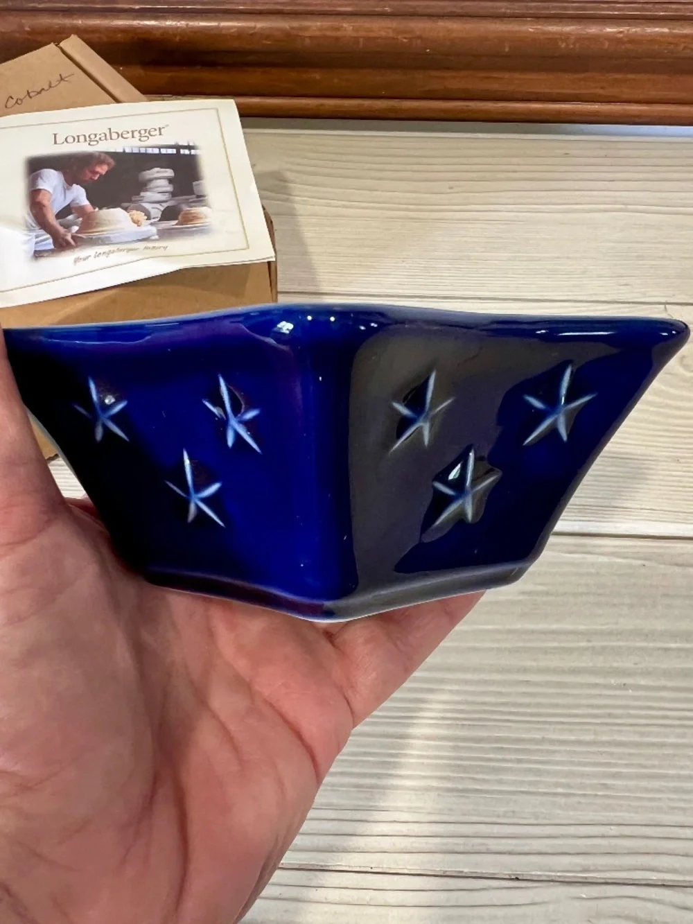 Longaberger Proudly American Mini Star - Cobalt Blue - 30507